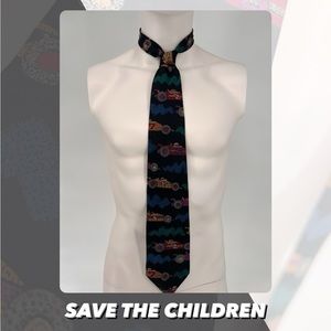 EUC Vintage Save The Children Soap Box Derby Tie